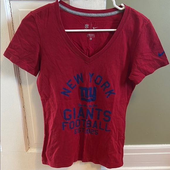 Nike Red NFL Giants T-Shirt - Picture 1 of 3
